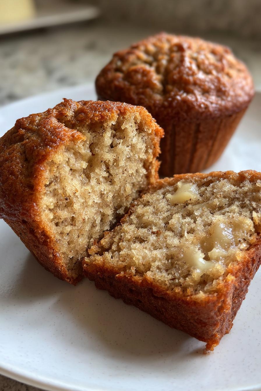 Banana bread muffin recipe