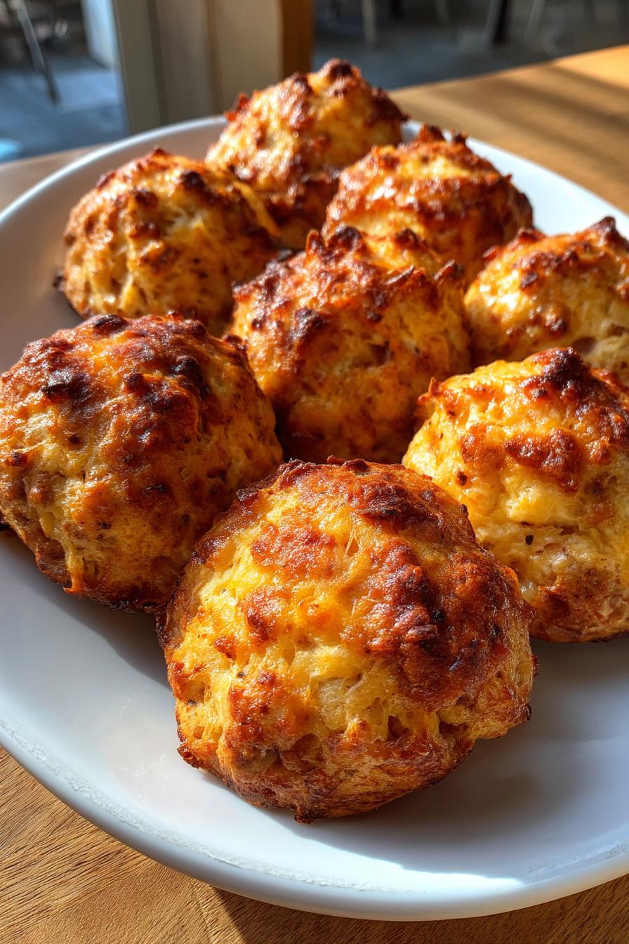 Cheesy Sausage Balls