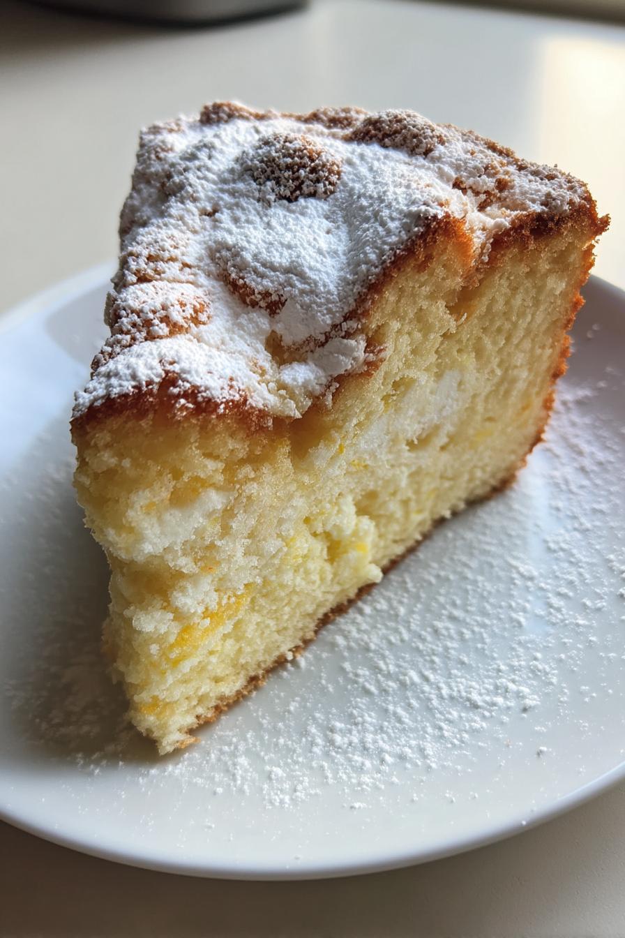 Creamy Cheese and Lemon Cake - detail 1