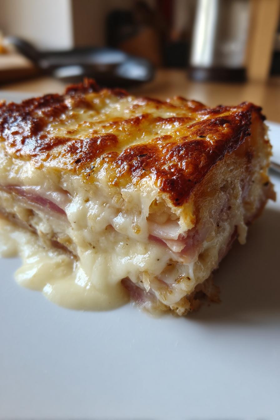 Mini rolled croque-monsieur