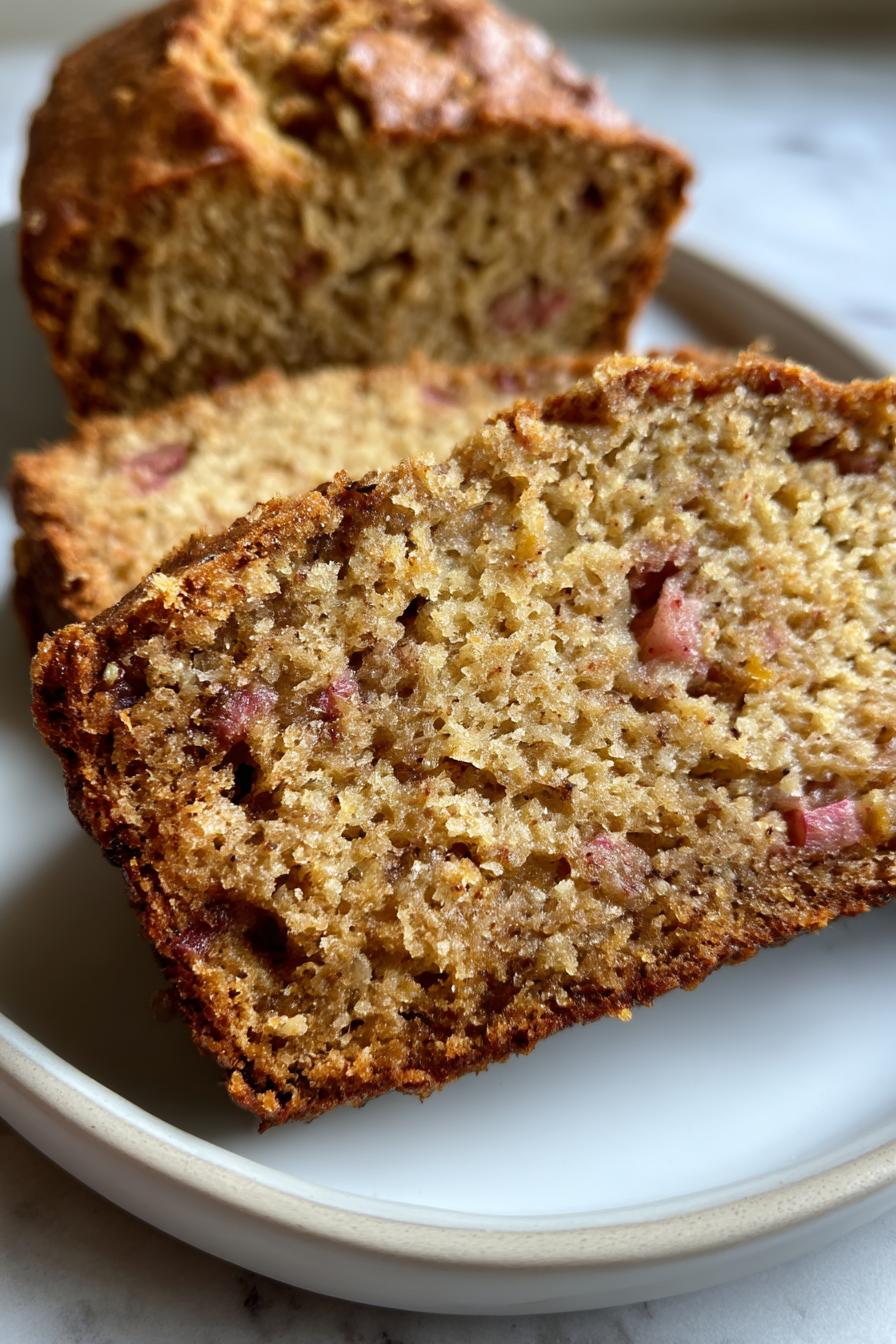 Rhubarb Bread - detail 1