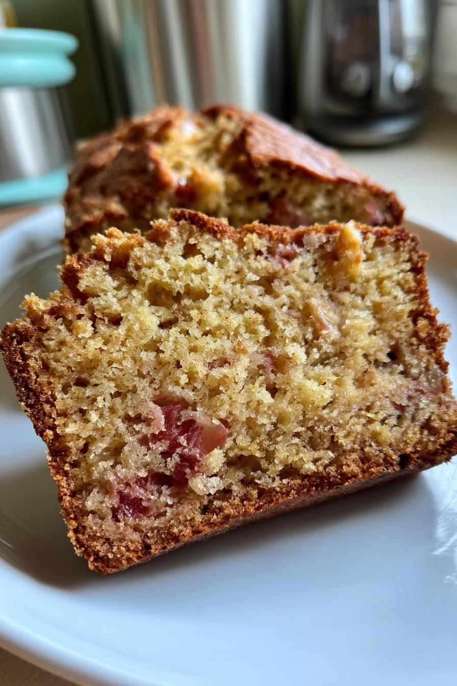 Rhubarb Bread - detail 2