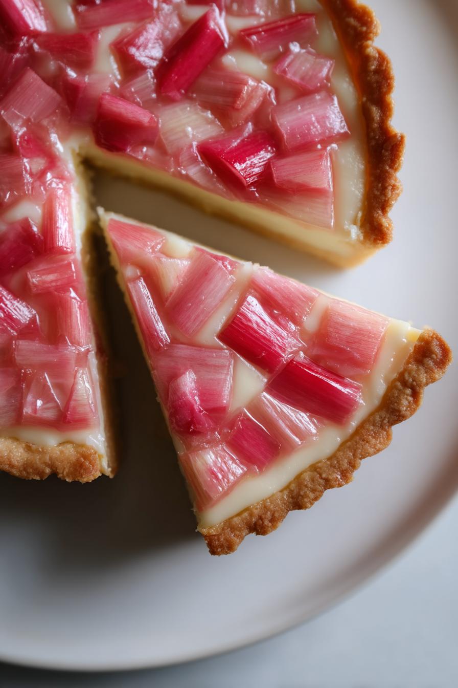 Rhubarb Cream Tart