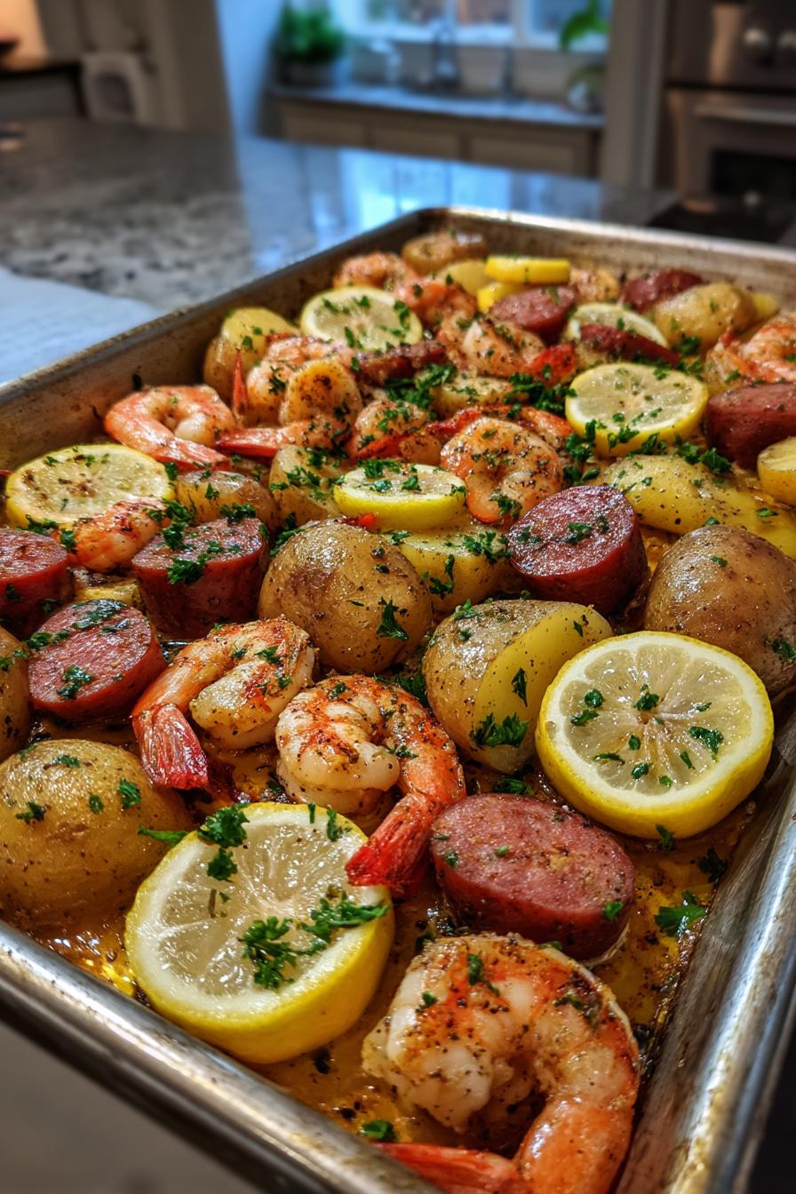 Sheet Pan Shrimp Boil