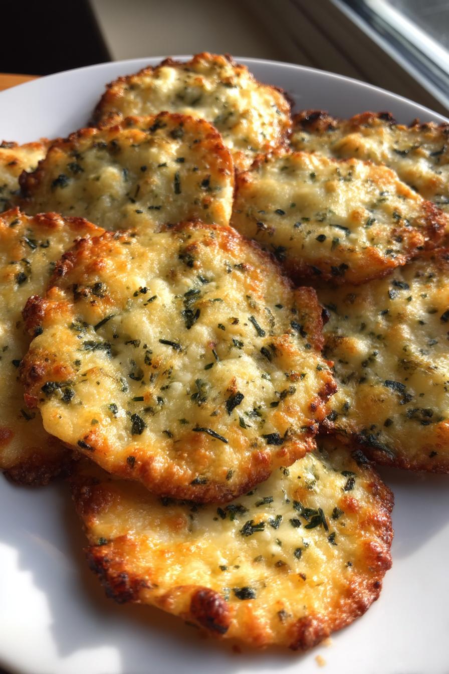 Spinach Dip Cheese Crisps - detail 1