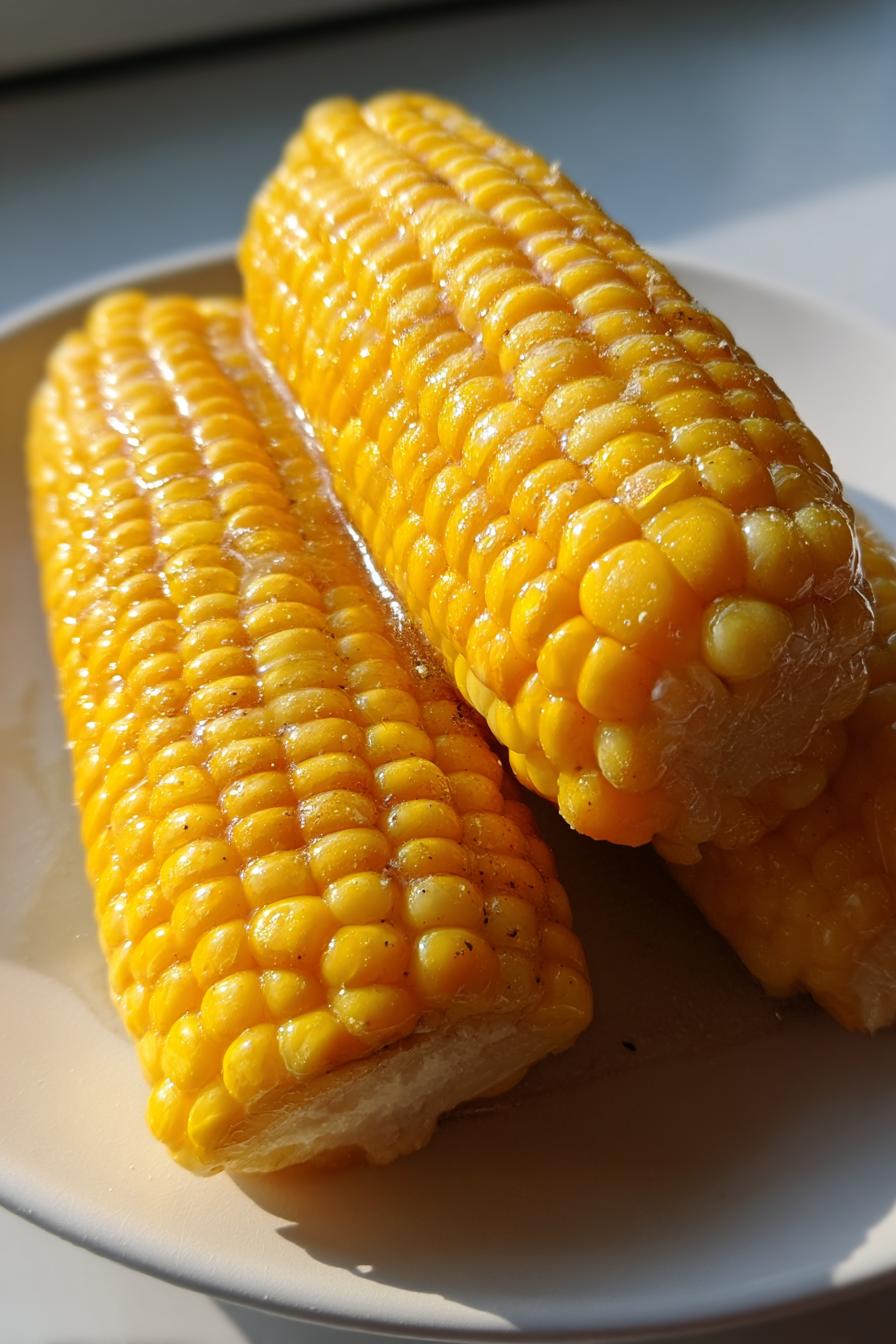 corn on the cob microwave - detail 1