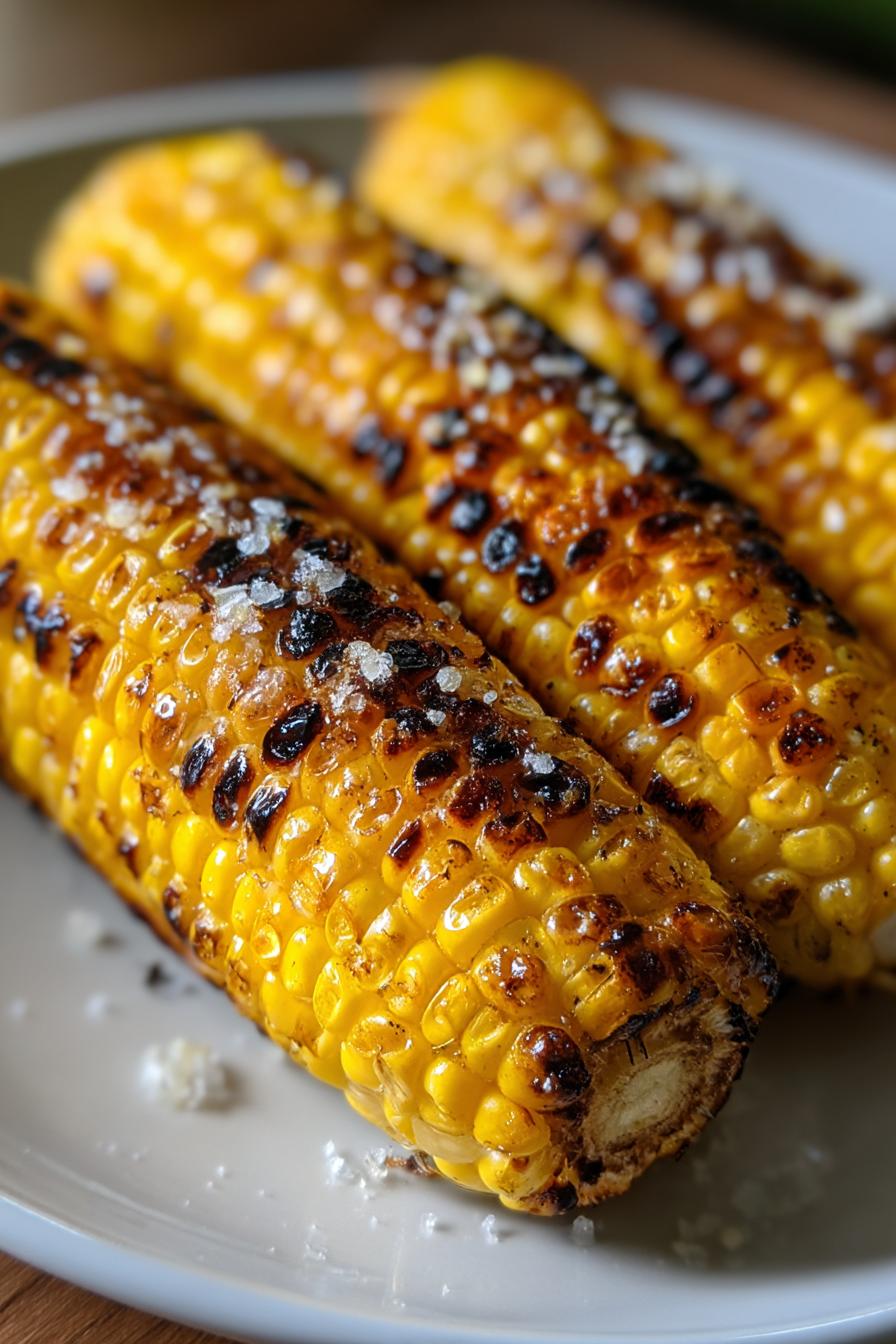 corn on the cob on the grill