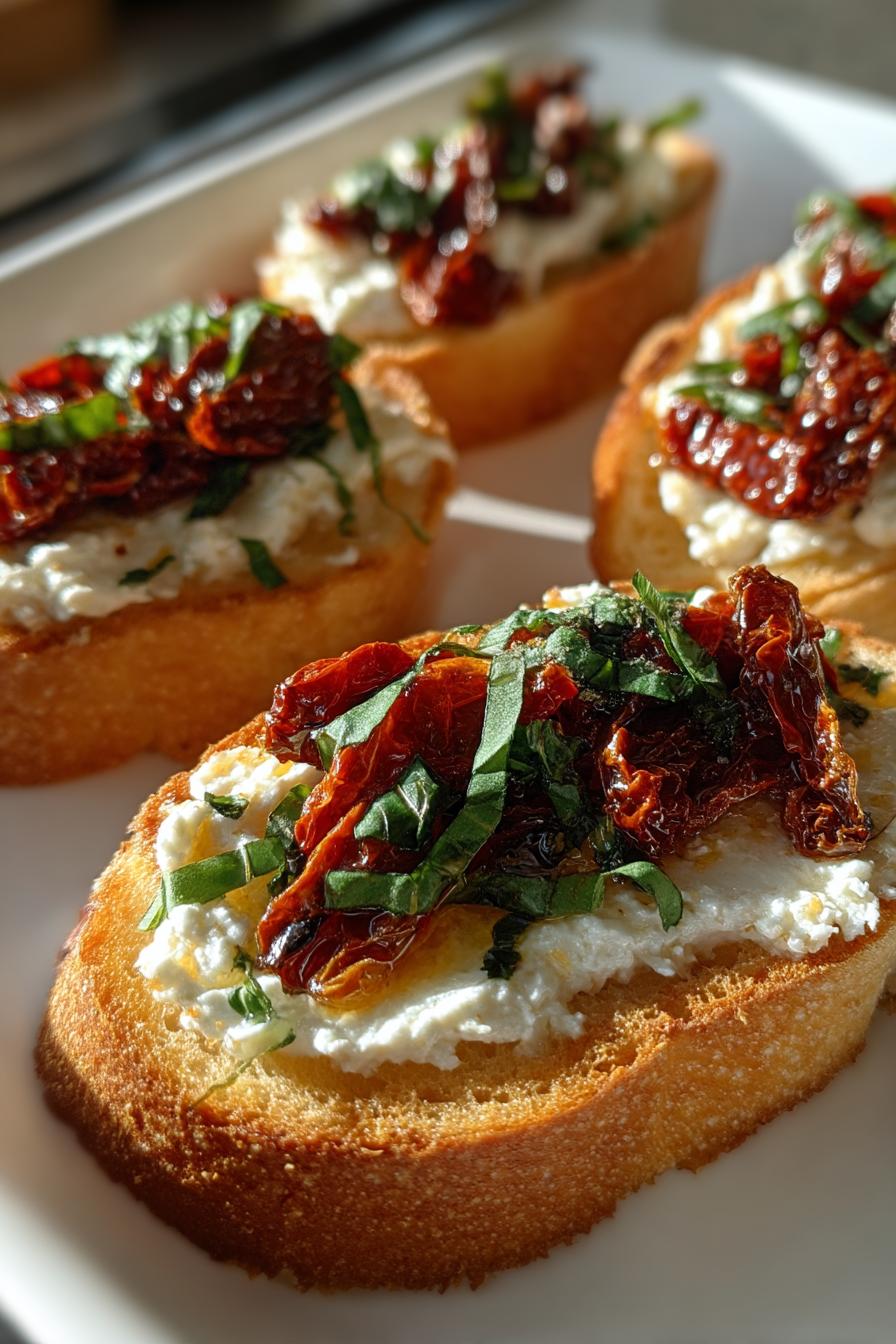 crostini appetizers - detail 1