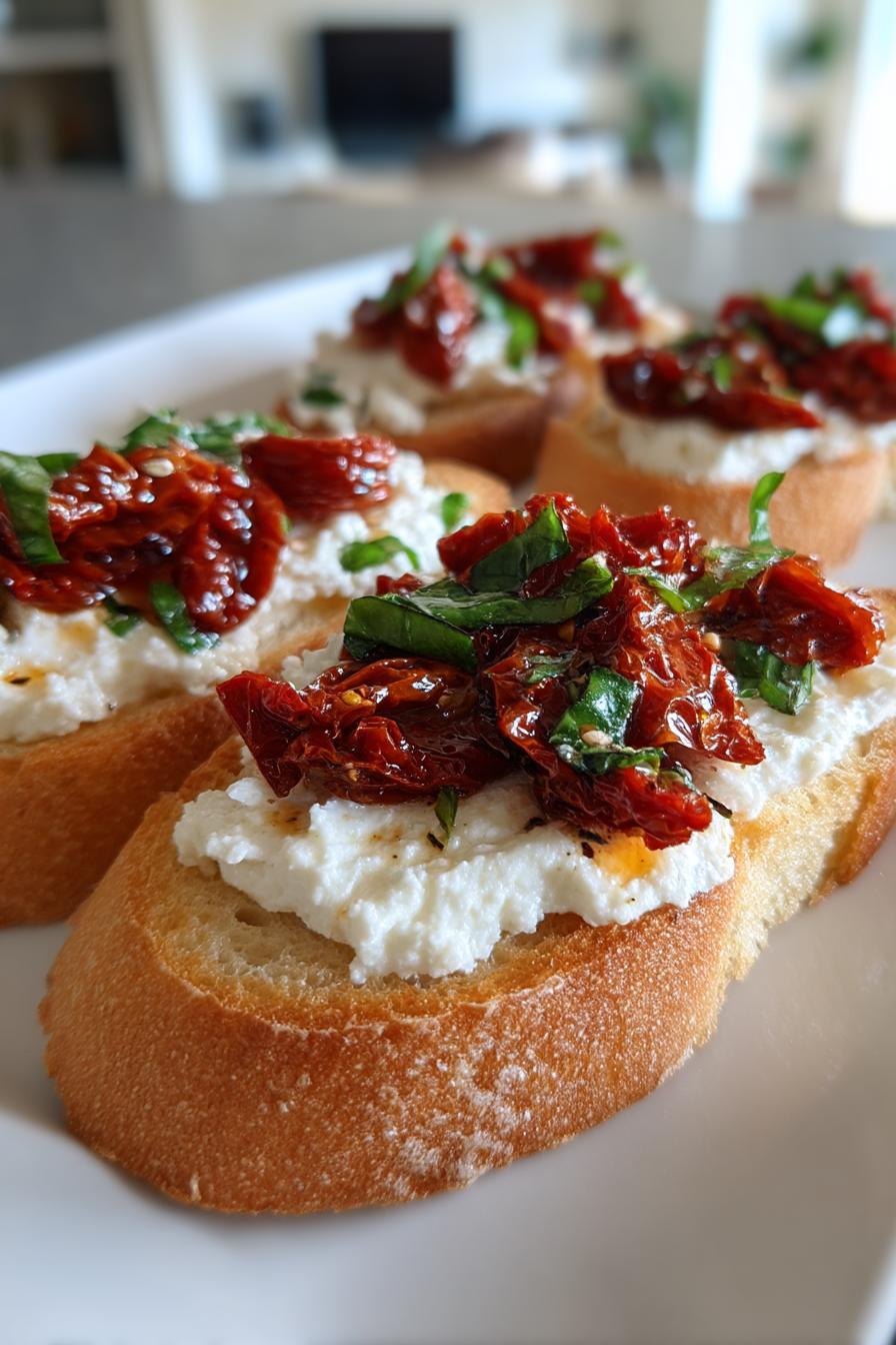 crostini appetizers - detail 2